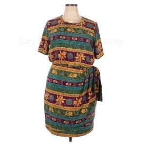 Vintage casual multi color dress. Vintage style